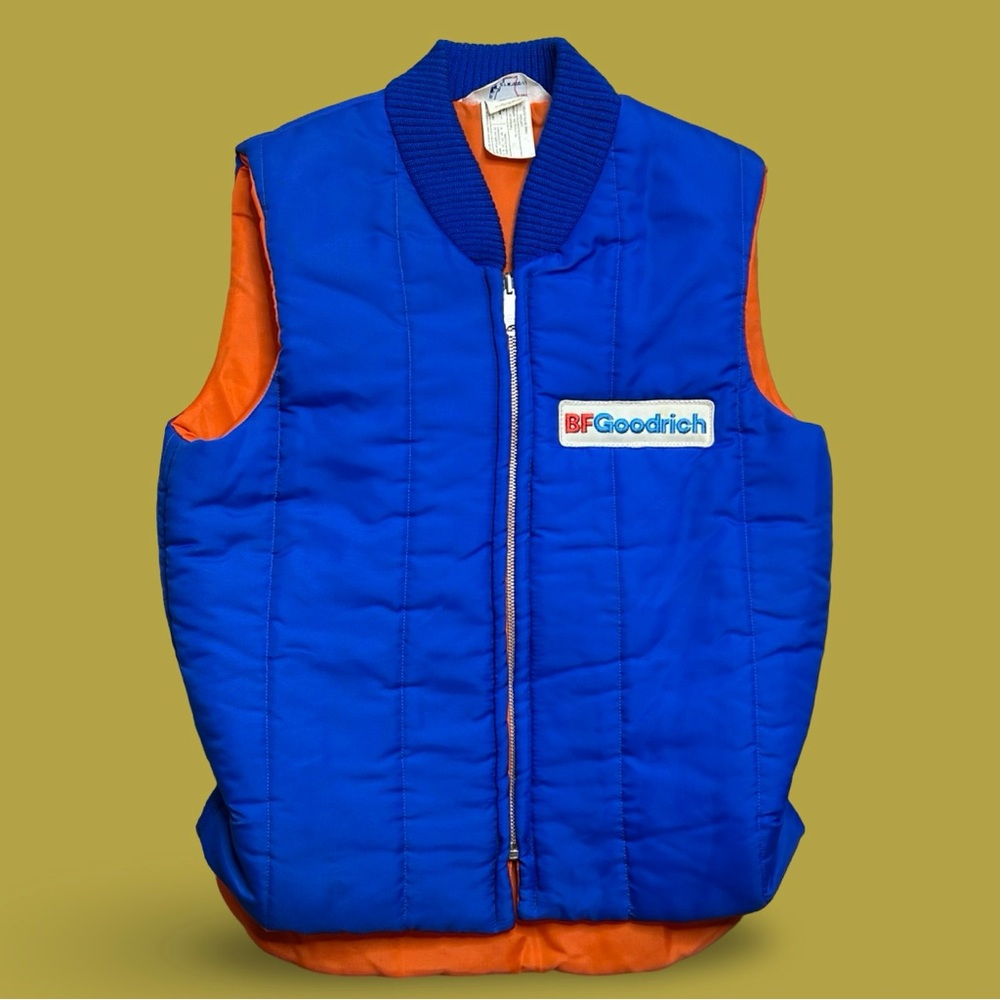 Vintage BFGoodrich Zip-Up Mechanic Vest - Size Small